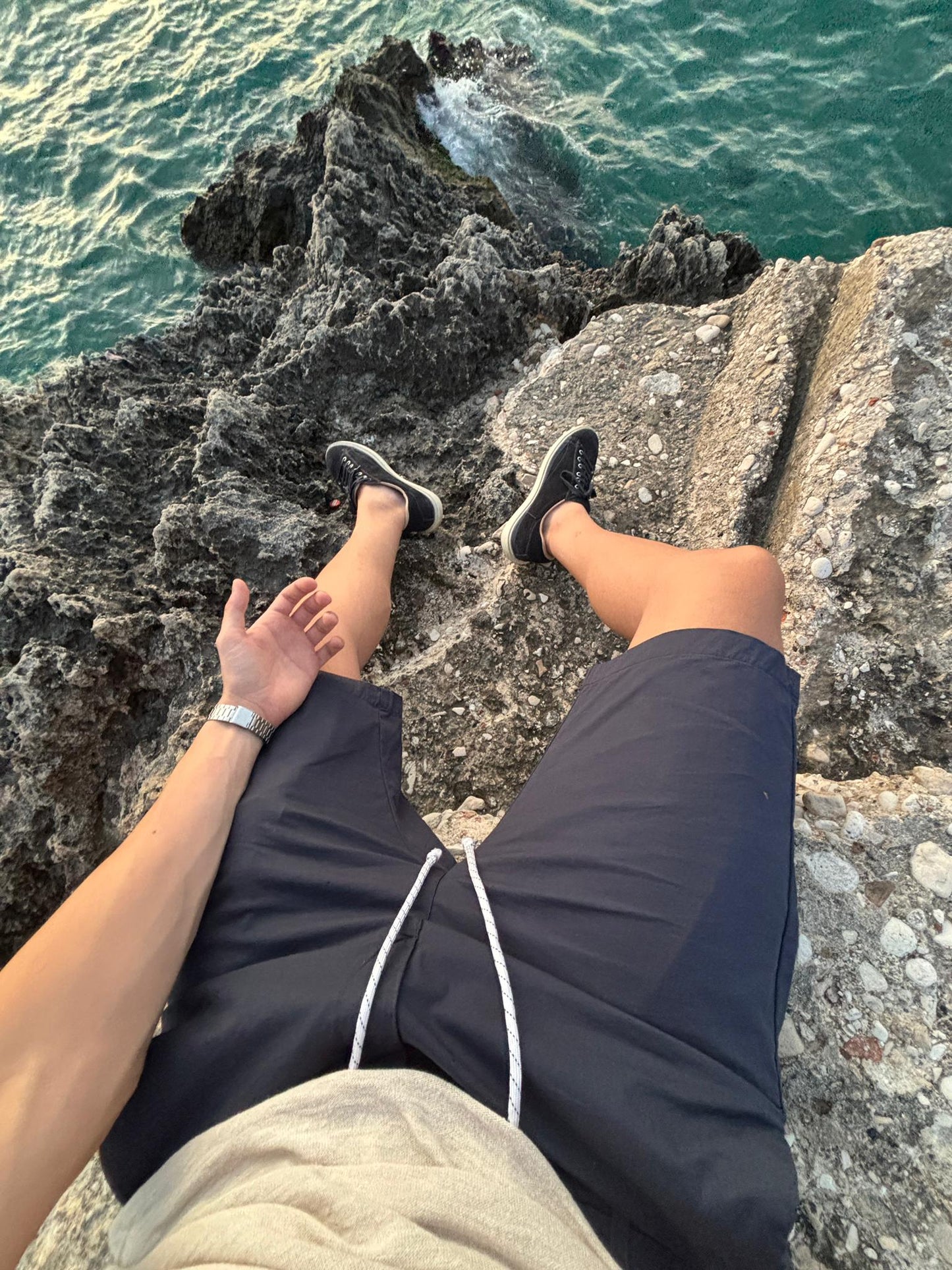 Bermuda Con Corda Regular Fit Uomo Blu Navy - Old Money Style