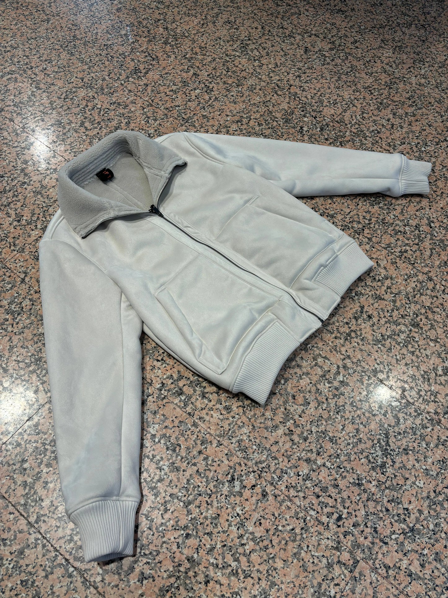 Giubbotto Montone Bianco Ottico Regular Fit - 4 The Streetwear